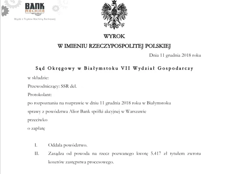 Co to jest sentencja wyroku i dlaczego jest kluczowa w polskim prawie?