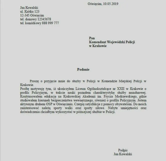 Jakie dokumenty należy złożyć do policji, aby załatwić sprawy szybko i skutecznie?
