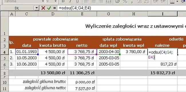Jakie odsetki od wyroku sądowego należy uwzględnić w swoim rozrachunku?