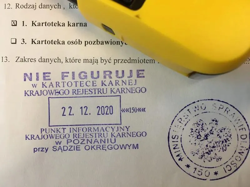 Kiedy można uzyskać zaświadczenie o niekaralności po wydaniu wyroku?