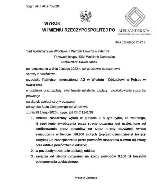Po jakim czasie wyrok staje się prawomocny: przewodnik dla stron