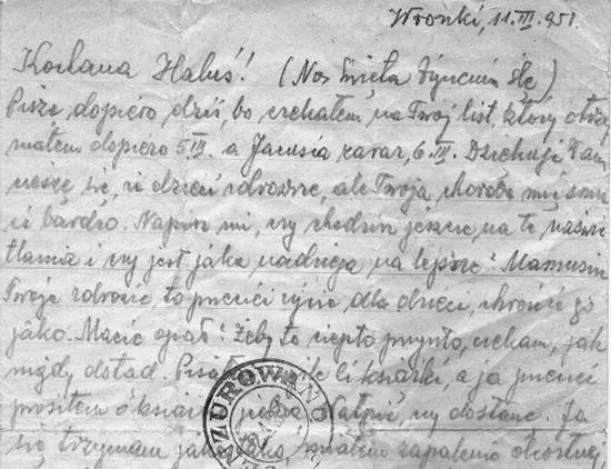 Adresowanie listu do więzienia