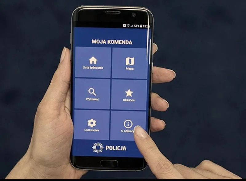 Aplikacja do znalezienia policji