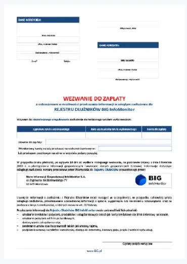 Dokumentacja do wniosku