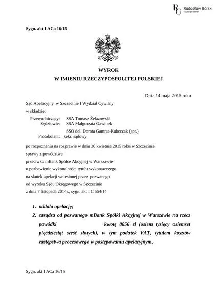 Klauzula wykonalności