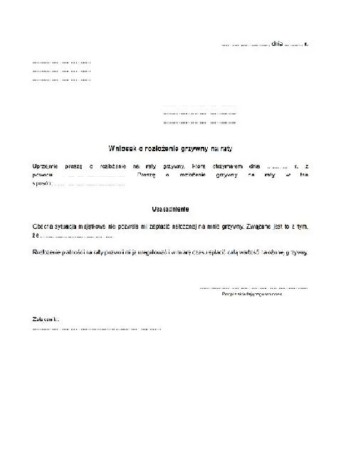 Konsekwencje braku płatności