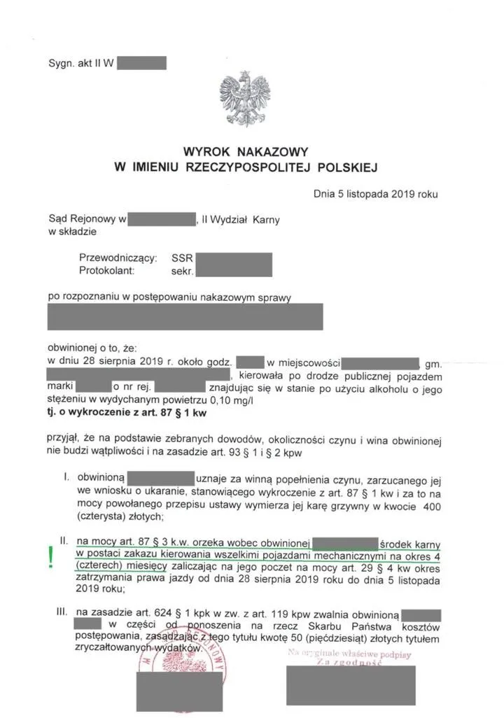 Konsekwencje wniesienia sprzeciwu