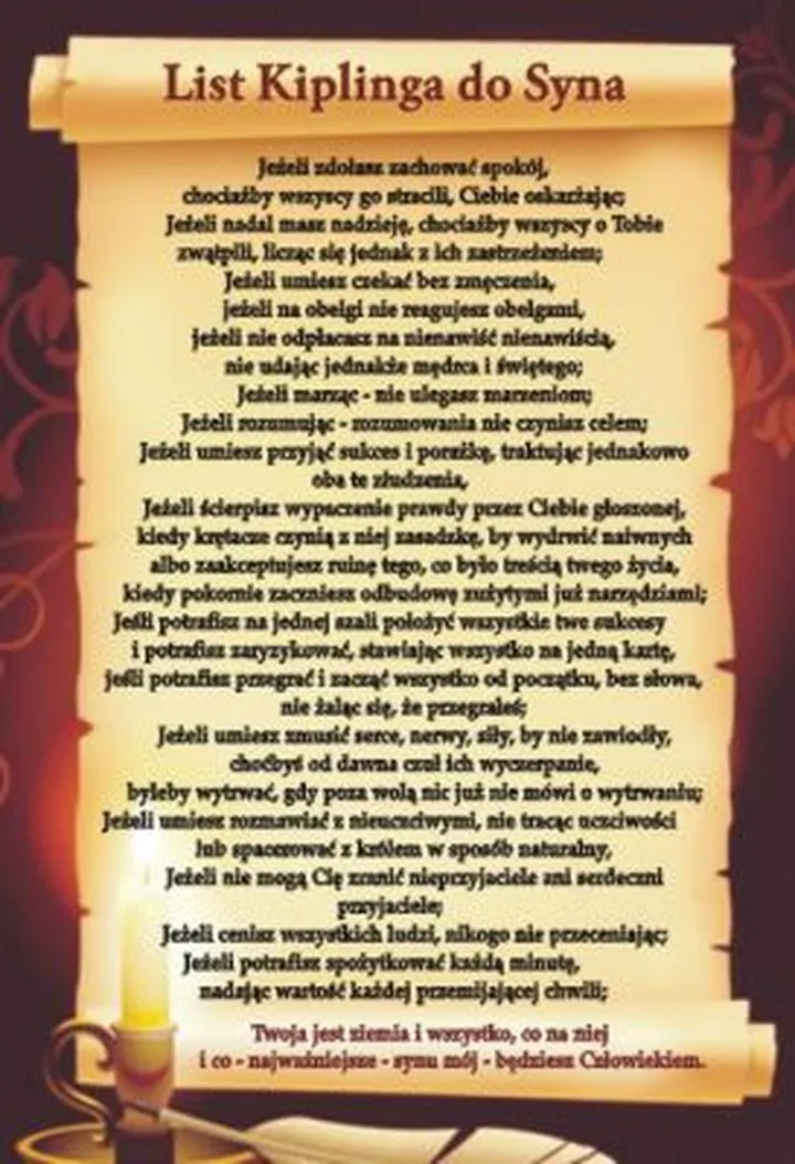 List do syna w więzieniu