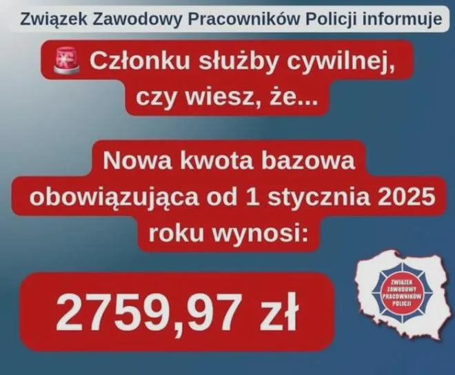 Podwyżka wynagrodzeń w policji
