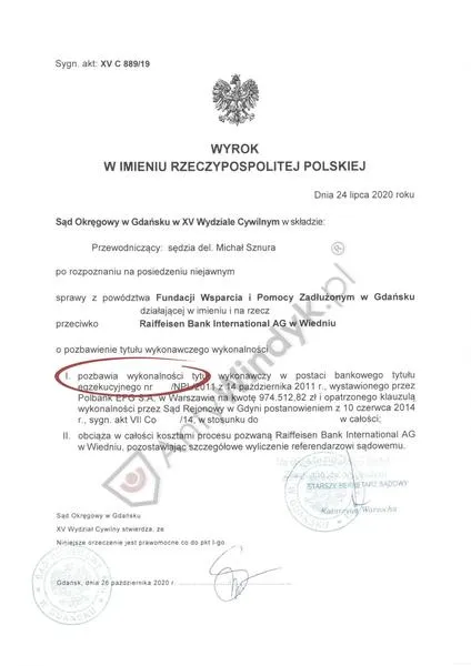 Prawomocność wyroku