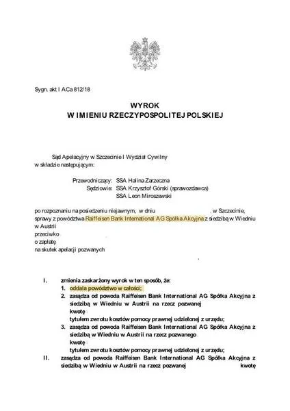 Prawomocność wyroku w sprawach cywilnych