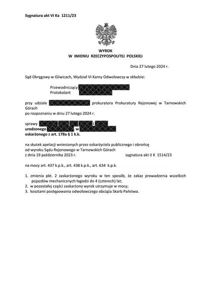 Procedura składania apelacji