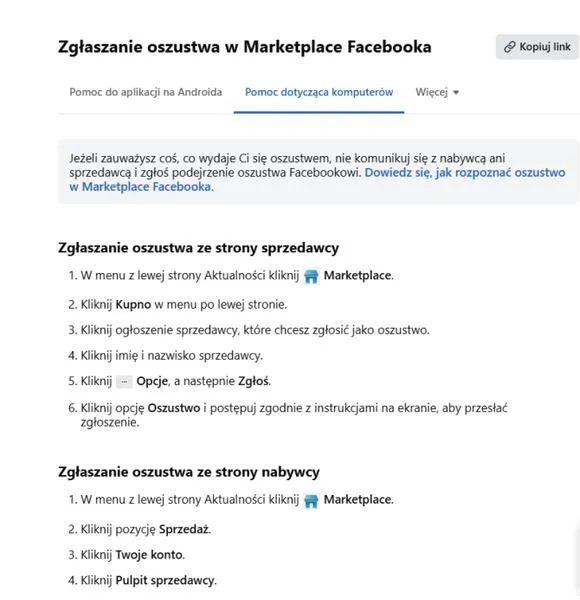 Przygotowanie dowodów na oszustwo