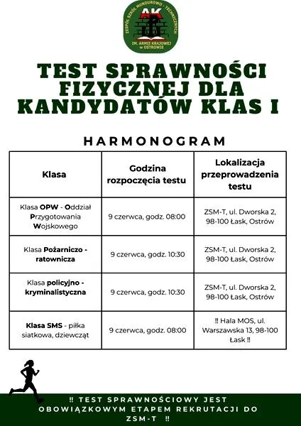 Regularny trening przed egzaminem