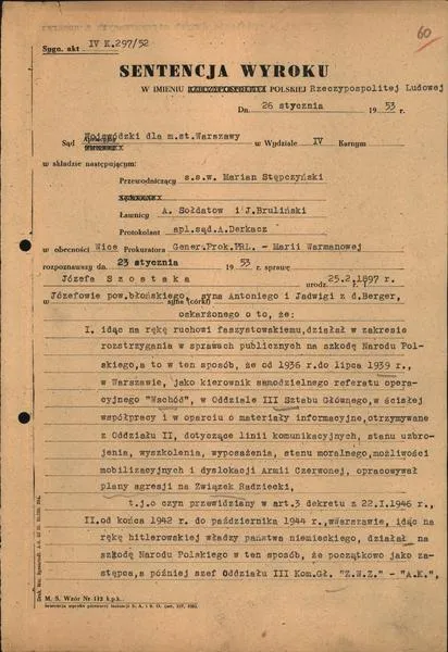 Sentencja wyroku