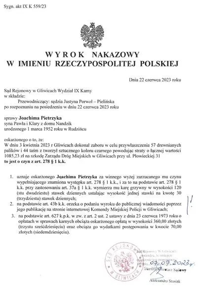 Skutki braku reakcji