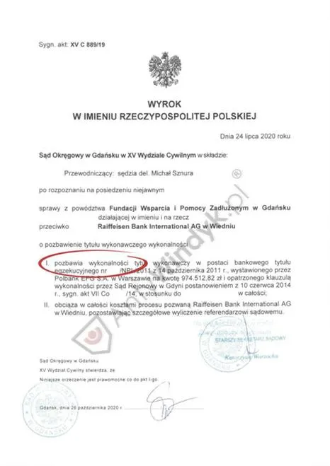 Skutki prawne wyroku