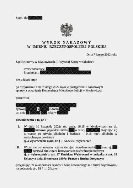 Sprzeciw od wyroku