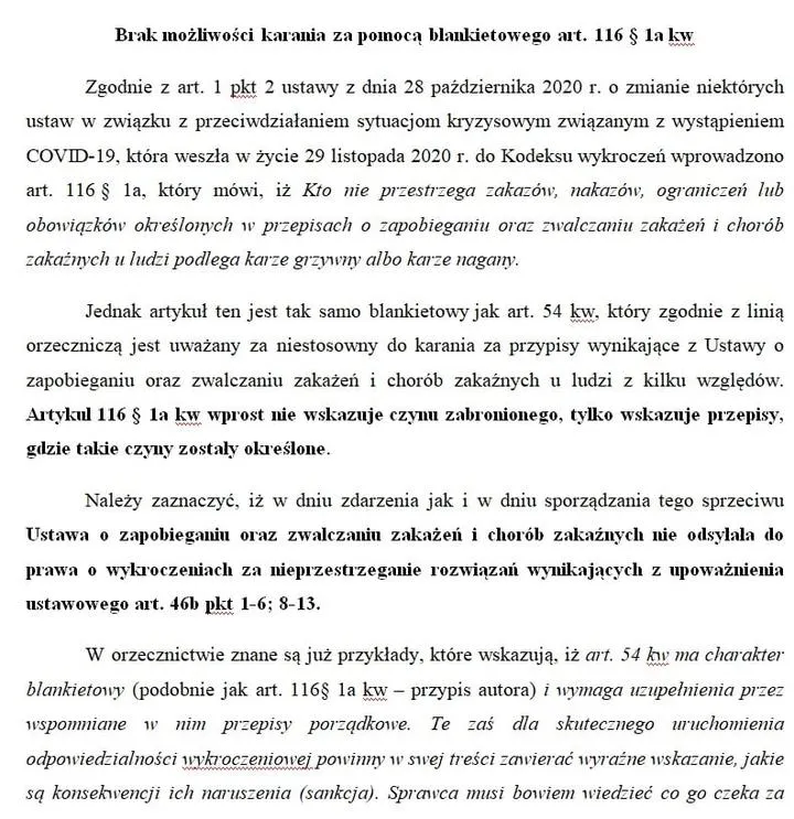 Sprzeciw od wyroku nakazowego