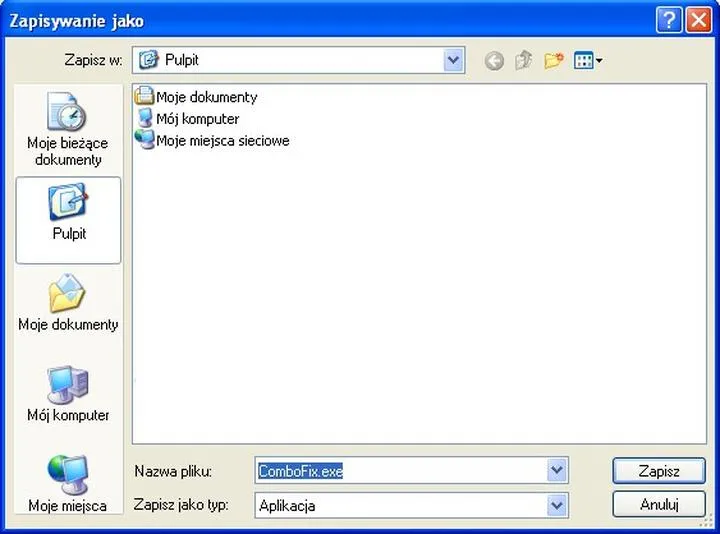 Usuwanie wirusa policyjnego combofix