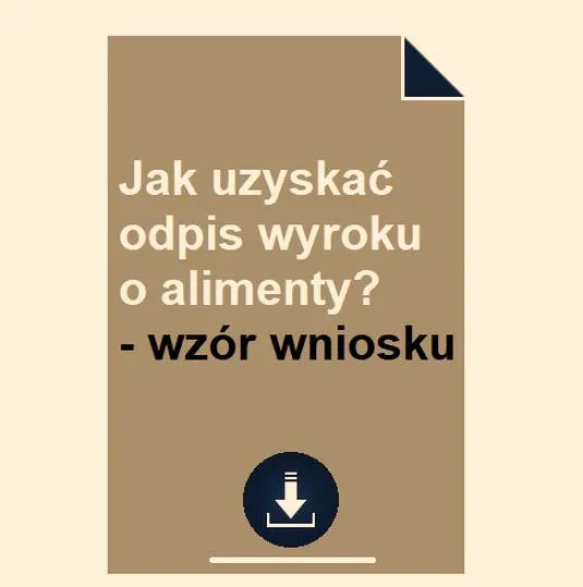 Więzienie za alimenty