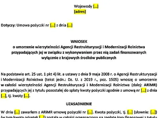 Wniosek o umorzenie kary grzywny