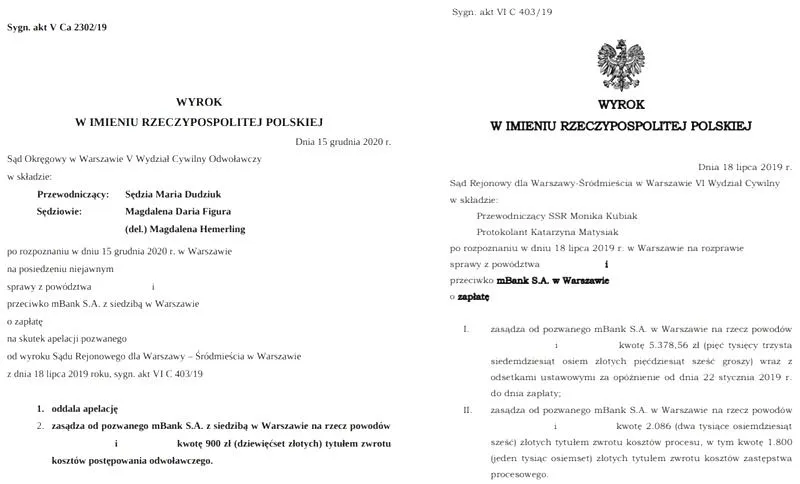 Wnioski o uzasadnienie