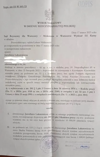Wyrok nakazowy