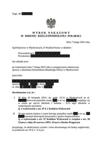 Wyrok nakazowy