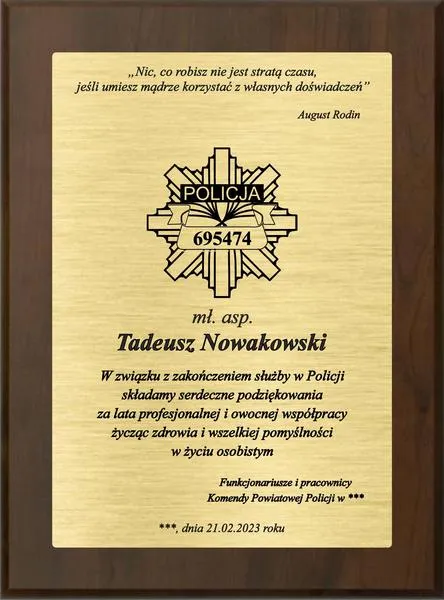 Wysokość emerytury policyjnej