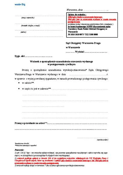 Zasady dotyczące opłat