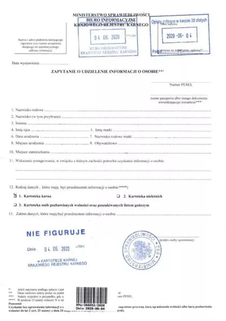 Kiedy Mo na Uzyska Za wiadczenie O Niekaralno ci Po Wydaniu Wyroku Kiedy Mo na Uzyska Za wiadczenie O Niekaralno ci Po Wydaniu Wyroku