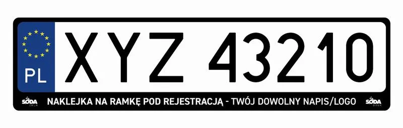 Zgubienie tablicy rejestracyjnej